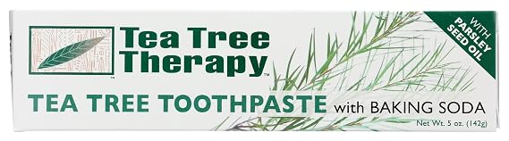 Tea Tree Therapy Tea Tree Toothpaste with Baking Soda, with Natural Breath Freshener, 5 Oz