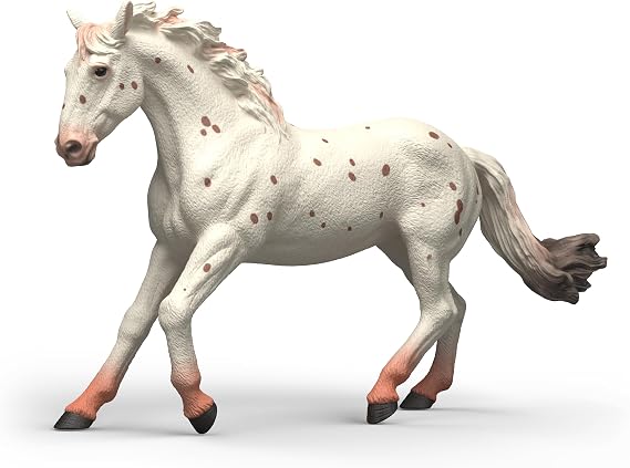 Schleich Horse Club - Knabstrupper Mare Figurine - Realistic Horse Toys - Equestrian Imaginative Play for Girls and Boys - Kids Ages 5+ | 14917