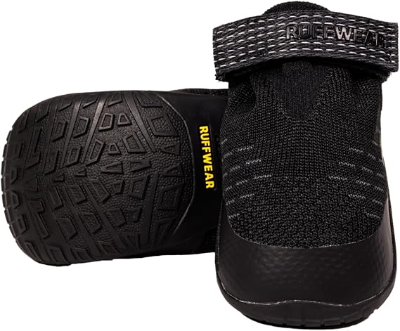 Ruffwear, Ridgeline Dog Boots - 2 Count, Obsidian Black, 2.50"