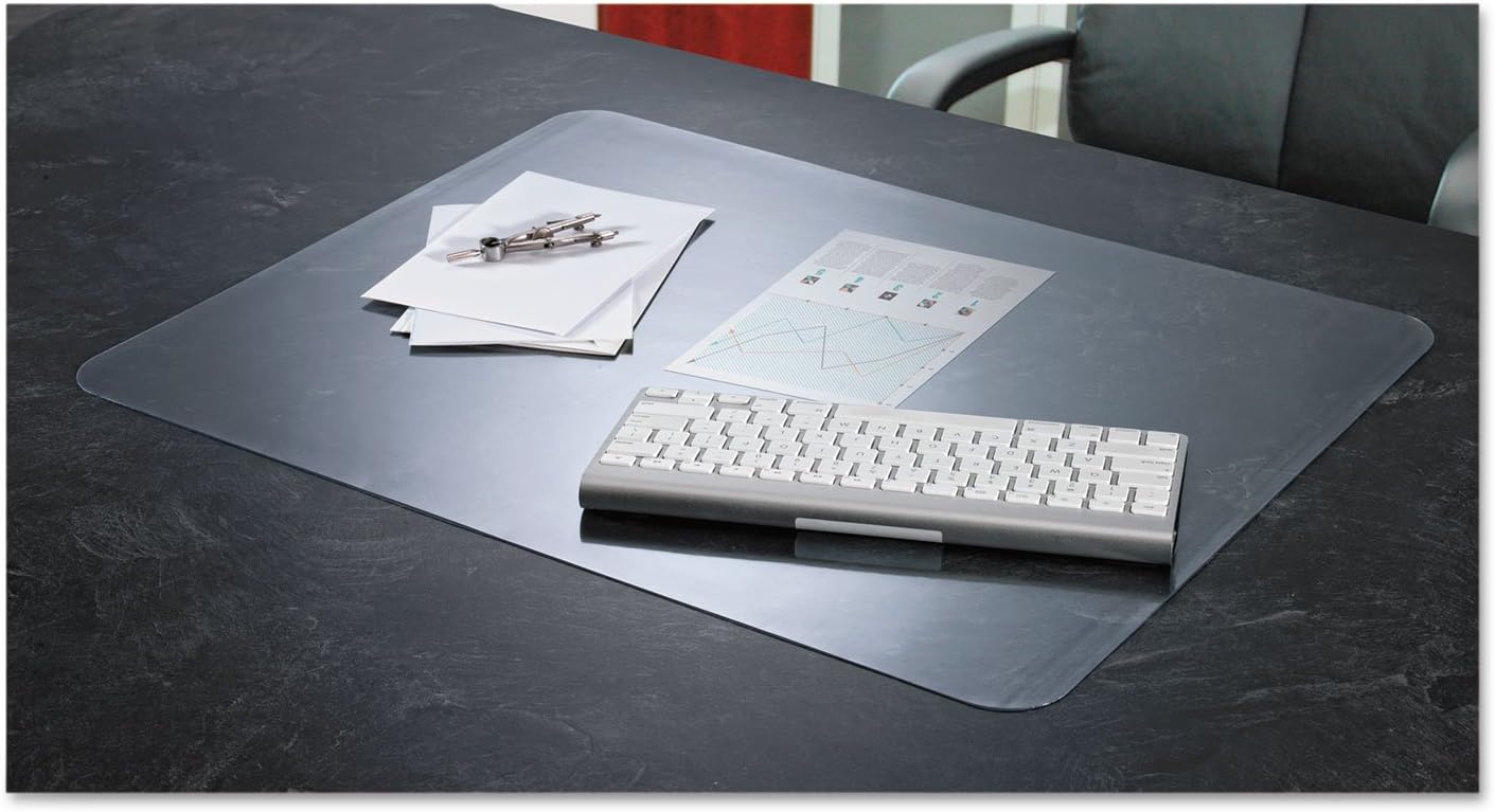 ARTISTIC OFFICE PRODUCTS Matte 17 x 12 Inches Clear KrystalView Desk Pad with Microban AOP60740MS