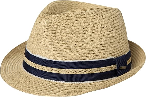 Comhats Oversize XXL Men Summer Straw Fedora Sun Hat Panama Derby Packable