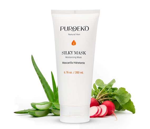 Silky Mask Intensive hair organic mask hydrating treatment | Deep conditioning hair treatment masks for dry strands | hair mask for dry damaged hair and growth feel | Smooth hairmask 200ml