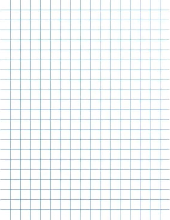 School Smart Graph Paper, 8-1/2 x 11 Inches, 1/10 Inch Ruling, White, 500 Sheets