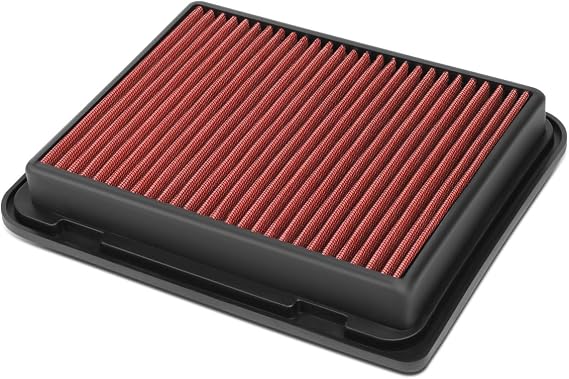Auto Dynasty Engine Air Panel Filter For 07-20 Mitsubishi Grandis Lancer | outlander sport RVR 2.0 2.4L I4, High Flow Engine Air Panel Filter Drop-in Reusable & Washable
