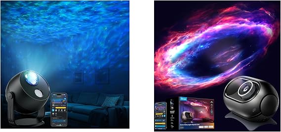 Govee Galaxy Light Star Projector 2 Pro Bundle with Govee Star Light Projector with Ocean Wave Ripple Effects