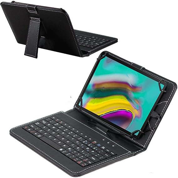 Navitech Black Keyboard Case Compatible with CHUWI Tablet Hi10X 10.1" Tablet