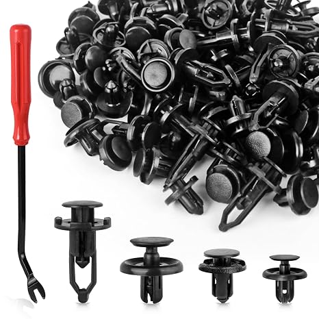 120PCS Toyota Clips and Fasteners, 6mm 7mm 8mm 9mm Retainer Bumper Clips