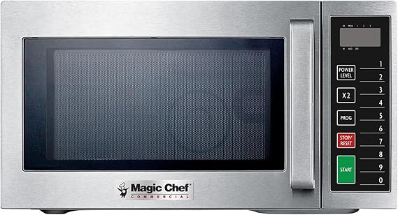 MAGIC CHEF MCCM910ST 0.9 Cuft Commercial Microwave Oven