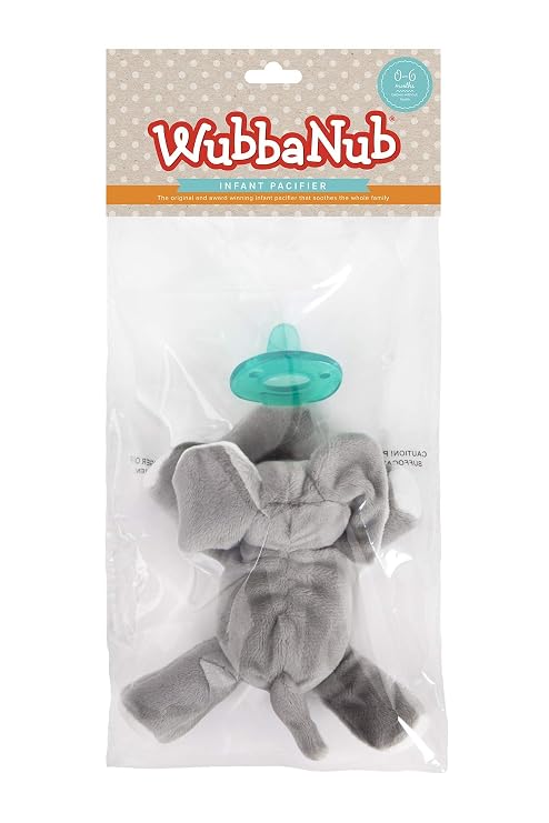 WubbaNub Infant Pacifier - Elephant