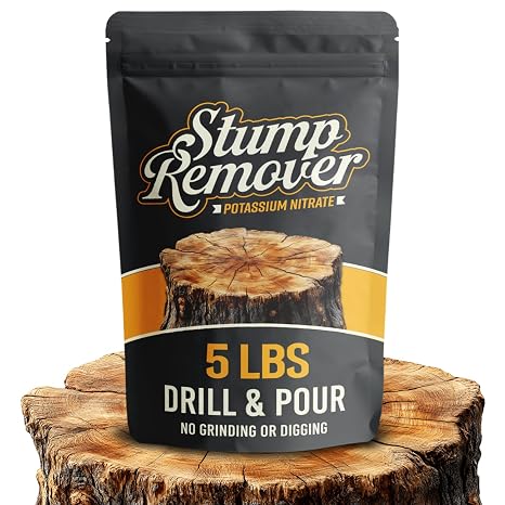 Potassium Nitrate Stump Remover - 5lbs - Drill and Pour - Potassium Nitrate Powder