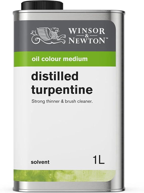 W&N English Distilled Turpentine, 1 Litre bogtle