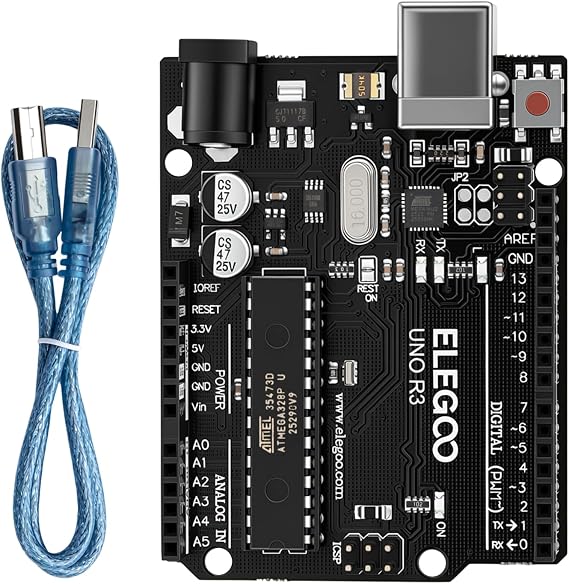 ELEGOO UNO R3 Microcontroller Board ATmega+328P ATMEGA+16U2 with USB Cable