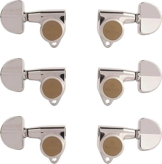Gotoh Magnum Lock-Trad 3+3 Guitar Tuners, Chrome