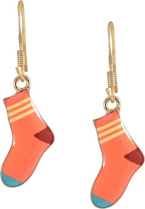 Whimsical Charm Dangle Earrings - Blue Butterfly