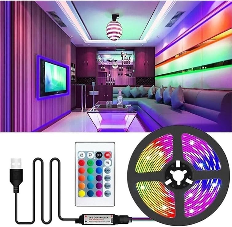 Cata Bluelight Samsung Led 3 Metre Usb Tv Led Rgb,Çok Renkli,