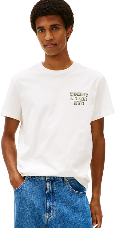 Tommy Jeans TJM SLIM ENTRY BILLS SS TEE T-shirt Erkek