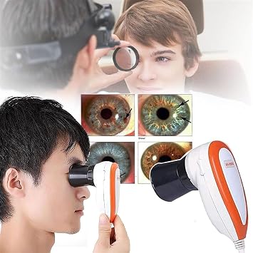 Iridology Camera Iris Analyzer, 5.0 MP Iris Analysis Camera, Iridology Camera for Iris Analyzer, Left/Right/USB Lamp Analyzer with Iris Software, High Resolution 2560x1920