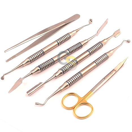 Dental PRF Set of 6 Instruments Set Dental Instruments by G.S Online Store