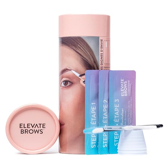 The Original Brow Lamination Kit - Thio and Ammonia-Free - DIY Eyebrow Lamination Kit Professional - 3 Step Application Eyebrow Lift for Soft Full Healthy Brows - Last up to 6 Weeks