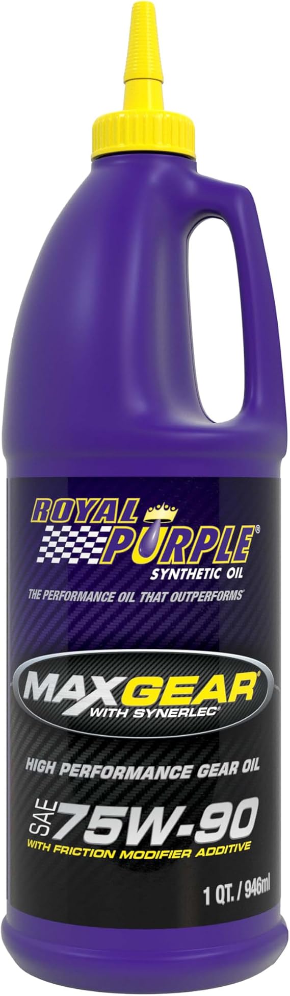 Royal Purple 01300 Max Gear 75W-90 High Performance Synthetic Automotive Gear Oil , 1 Quart (32 Ounces)