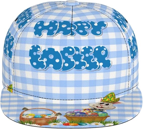 Happy Easter Cap Easter Baseball Cap Cute Sun Hat Adjustable Cap Easter Bunny Hat Trucker Hat Cap