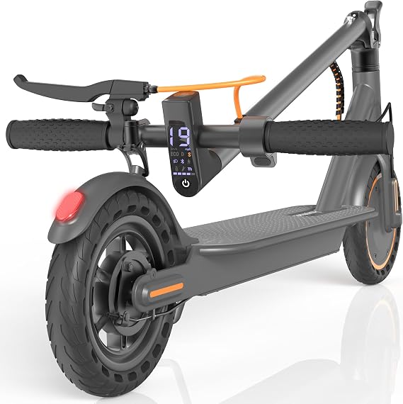 Aovowheel Electric Scooter for Adults, Folding E Scooter with 250W-500W Motor 16-24 Mph Top Speed, Max 15-60Miles Long Range,6.5''/8.5''/10''/14'' Solid Tires Commuting Scooters, Dual Brakes