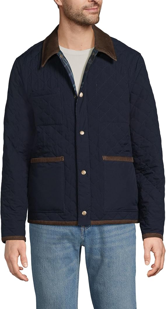 Lands' End Men's Reversible Insulated Barn Jacket