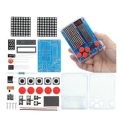 Electronic Soldering Kits With 4 Classical Games For Middle/High School Projects Create A Nostalgic Gaming Soldering
