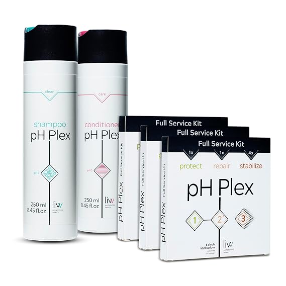 pH Plex Color Care Bundle - 250ml Conditioner & Shampoo & Full Service Kit