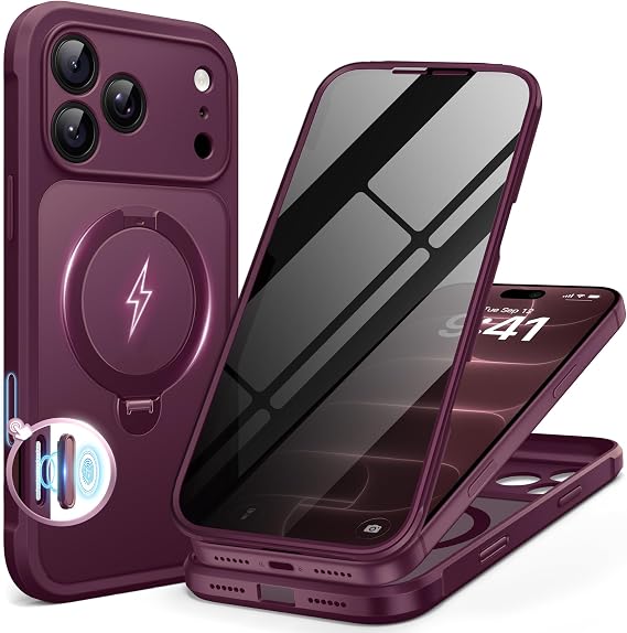 BERFY for iPhone 18 Pro Case/iPhone 17 Pro Case, Fit for MagSafe