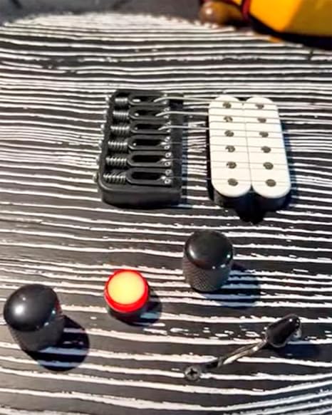 Guitar Kill Switch with Red Button - Includes Wiring Diagram