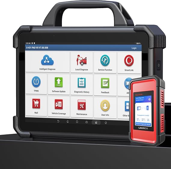 Launch X431 PADVII Elite J2534 Protocols, Heavy Duty Truck Scanner, 13 inch