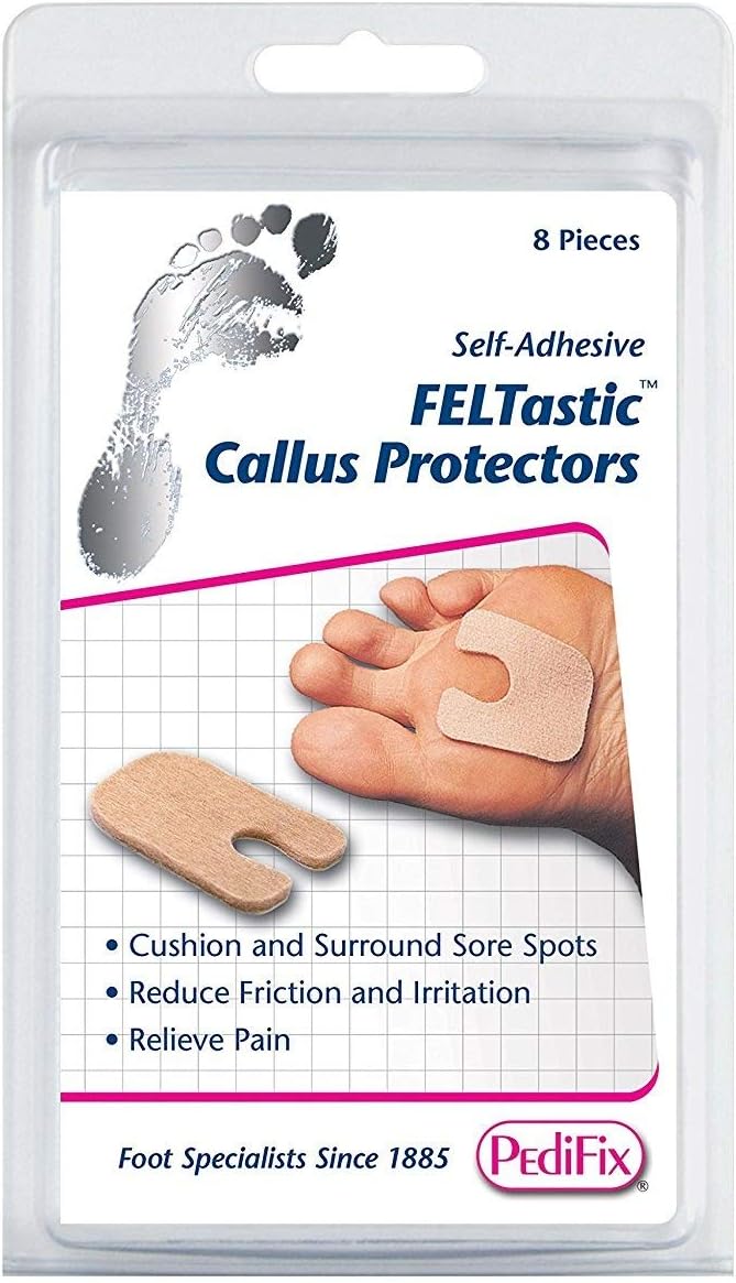 PediFix Felt Callus Protectors [#P16] 8 Each Pack of 3