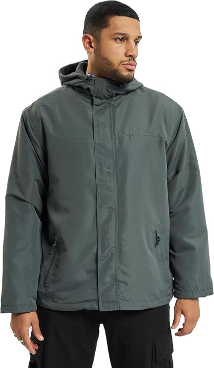 Brandit Men's Windbreaker Front Zip Anthracite