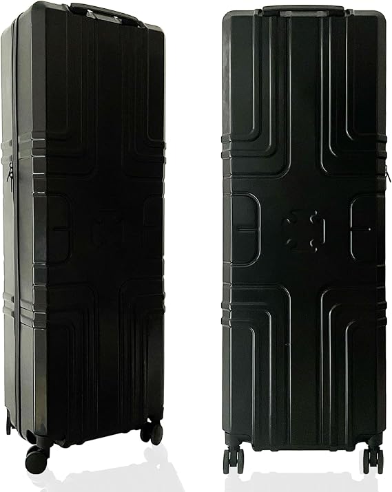 JUST 4 SIGNS Trade Show Shipping Case INSIDE SIZE:43"x15.5"x11" with Four Silent Swivel Wheels and Double Side Handles for Roll Up Banner Stand or Backdrop Booth Frame Travel Case