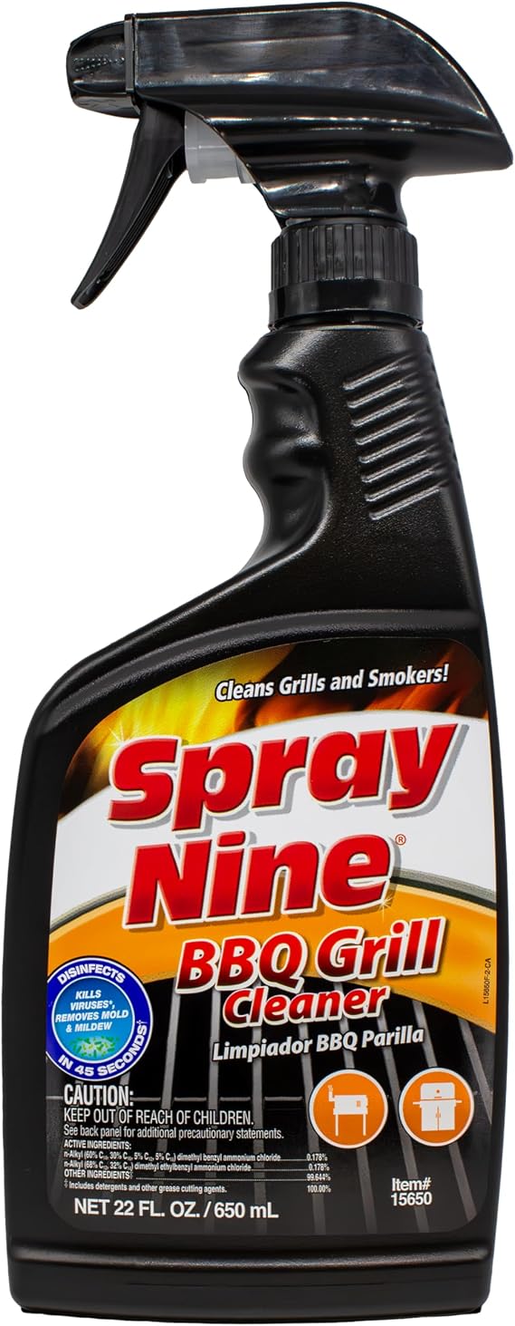Spray Nine 15650 Barbeque Grill Cleaner, 22 oz.