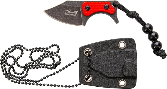 Camillus HEATER CLIP MINI / 3.5" OVERALL / 1.5" DROP POINT BLADE / 3CR13 / BLISTER PACK