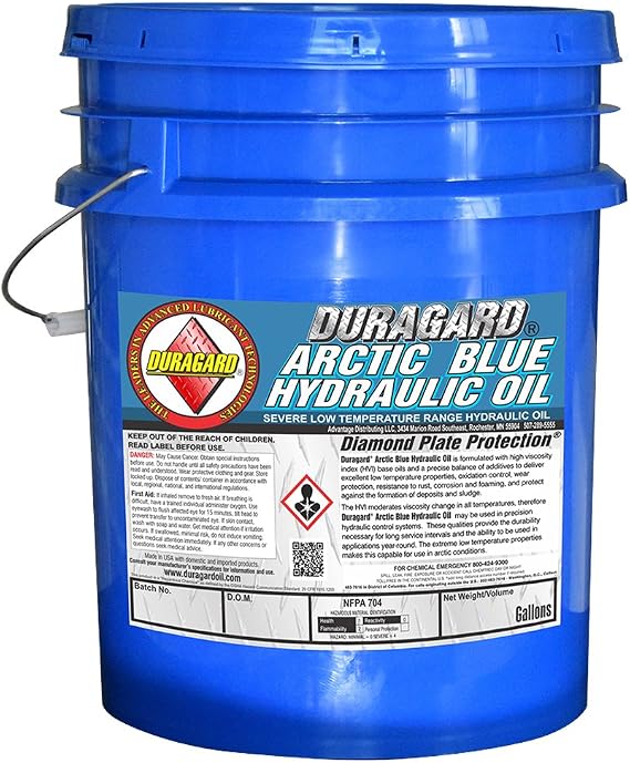 Duragard Arctic Blue Hydraulic Fluid - 5 Gallon Pail