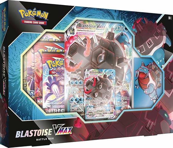 Pokemon TCG: Venusaur/Blastoise VMAX Battle Box