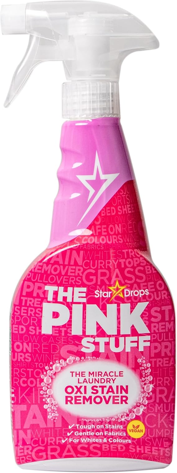 Stardrops The Pink Stuff Miracle Laundry Stain Remover Spray, 16.9 Fl Oz