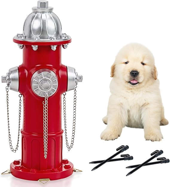 Dog Fire Hydrant Pee Post, 14.5 inch