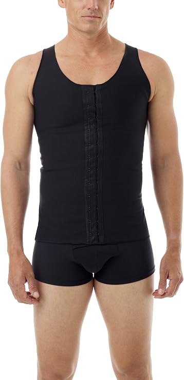 Underworks Mens Extreme Gynecomastia Chest Binder Vest 3-Pack
