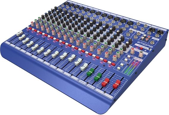 Midas DM16 16 Input Analogue Live and Studio Mixer with Midas Microphone Preamplifiers