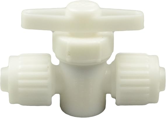Elkhart 6880 1/2" x 1/2" Flair-It Straight Stop Valve