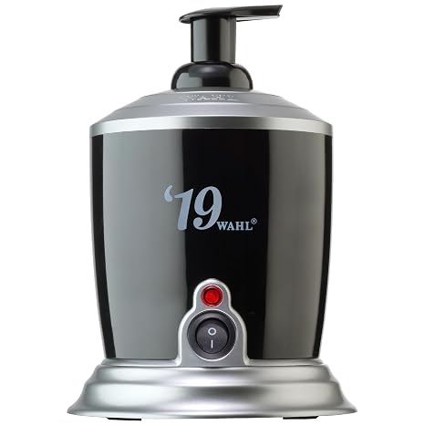 Wahl Professional 5 Star Hot Lather Machine, Ready Indicator, Model 68908 | Warms Lather Evenly for Smooth Shaves, Heats in 50 Min, Removable Pump & Bottle for Easy Cleaning, 12 Oz Lather Included