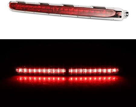 LED Rear Third Stop Brake Tail Light Lamp For 2004-2006 Mercedes Benz W211 S211 E-Class 1pcs High Mount Brake 3rd Light Stop Tail Light Lamp OEM Red Lens OE No. A2118200156 A2118201556