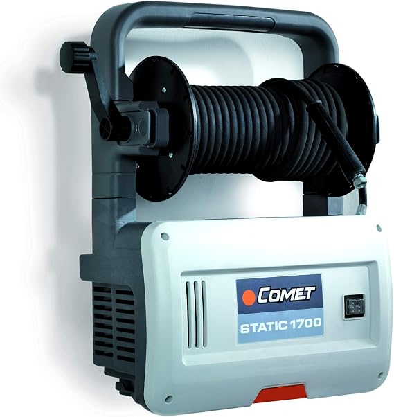 Comet Industrial 9052.0007.00 Cold Water Pressure Washer-2.2 GPM, 1300 PSI, Wall Mountable, White