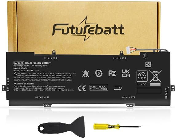 KB06XL Laptop Battery Replacement for HP Spectre X360 15-BL002XX 15-BL000NA 15-BL030NG 15-BL000 15-BL0XX 15-BL1XX 15-BL002XX 15-BL012DX 2PG91EA Z6L01EA HSTNN-DB7R TPN-Q179 902401-2C1 902499-855