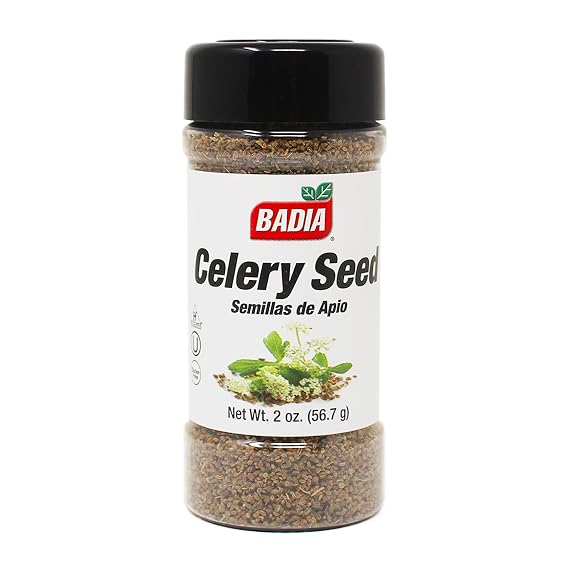 Badia Celery Seed, 2 oz Aromatic Whole Seeds for Pickling