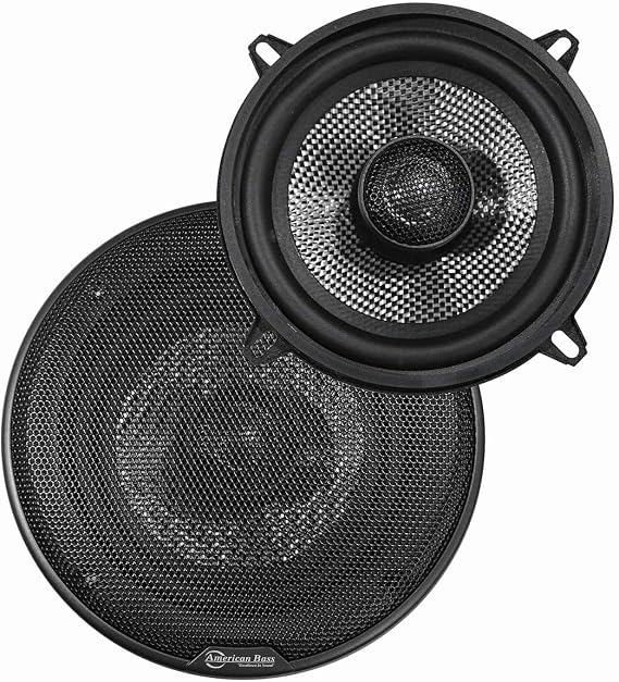 American Bass SQ 5.25" Full Range Speakers, 120, Pair